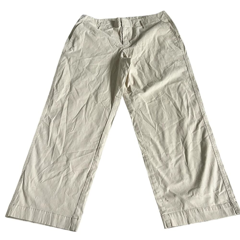 NWT A New Day High Rise Cotton Stretch Crop Pants Womens Size 14